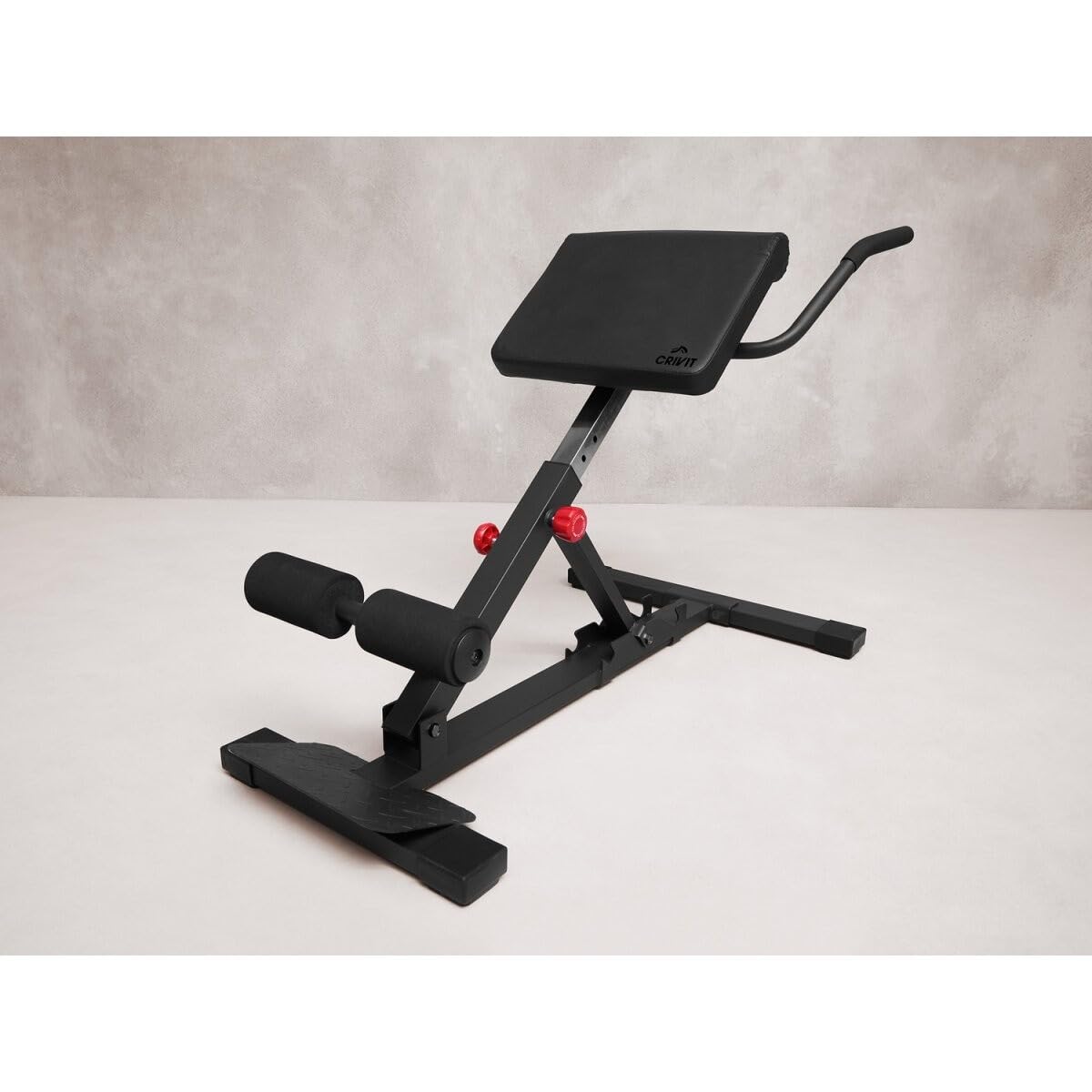 CRIVIT Multitrainer klappbar Kraftstation Dip Station Bauchtrainer Heimtrainer Fitnessgerät verstellbar Home Gym bis 130 kg