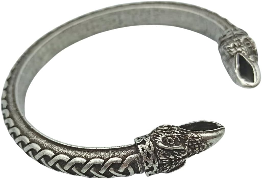 Viking raven arm ring Norse bracelet bronze Jewelry nordic torc oath rings