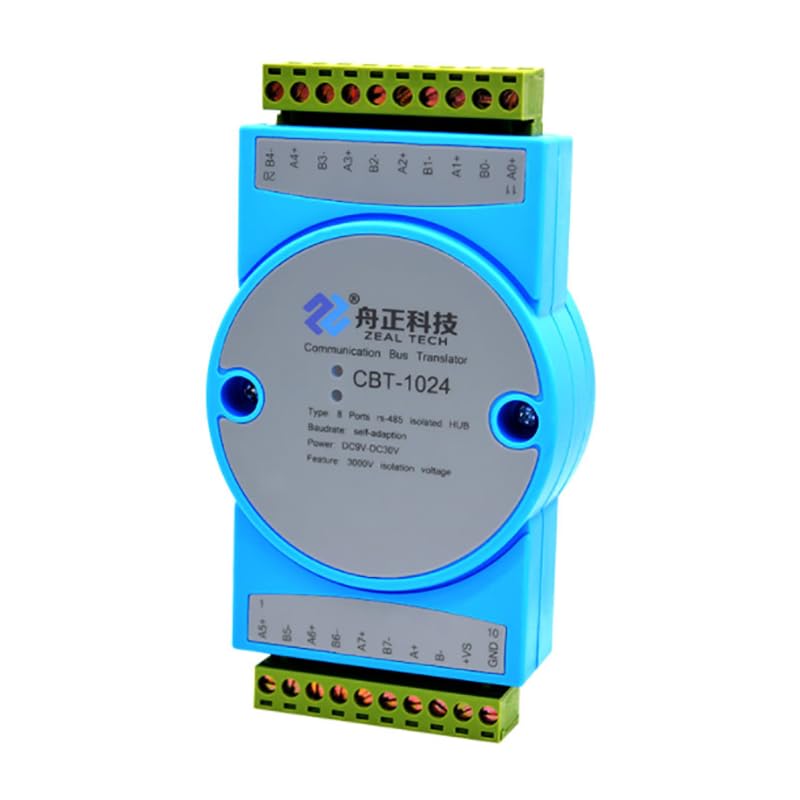 Wiring Connecting Terminals - CBT-1024 485 hub 8-Port photoelectric Isolation Industrial-Grade Lightning Protection 1-Way to 4-Way RS485 Signal Distributor - (Color: 8 Port hub)