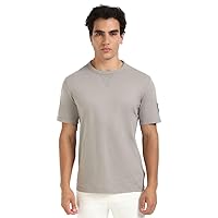Calvin Klein Uomo T-Shirt Maniche Corte Regular Tee con Etichetta con Logo