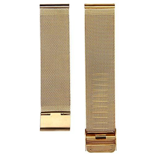 Bracelet en acier inoxydable maille milanaise élégant pour montre de luxe