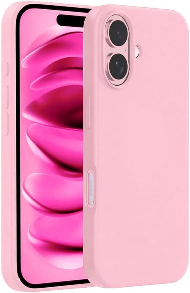 Image of Back Cover Compatible with iPhone 17 Case (6.3) Soft Touch Slim Liquid Silicone Full Protection Shock Proof Back Cover for iPhone 17 (SC Pink)