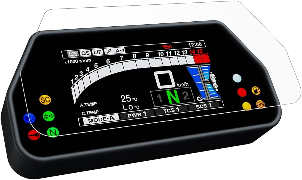 Speedo Angels Dashboard Screen Protector compatible with MT-10 (SP) (2022-) 2 x Ultra Clear