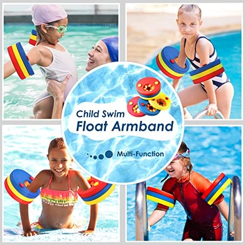 Swimming float discs EVA Foam Swim Arm Band Float Aid Discs swimming armbands Set for Kids adults ( 6 pcs/Set)