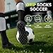 Supertrip 3 Pairs Grip Socks Soccer for Youth Kids,Anti Slip Knee High Sport Socks - Football Basketball