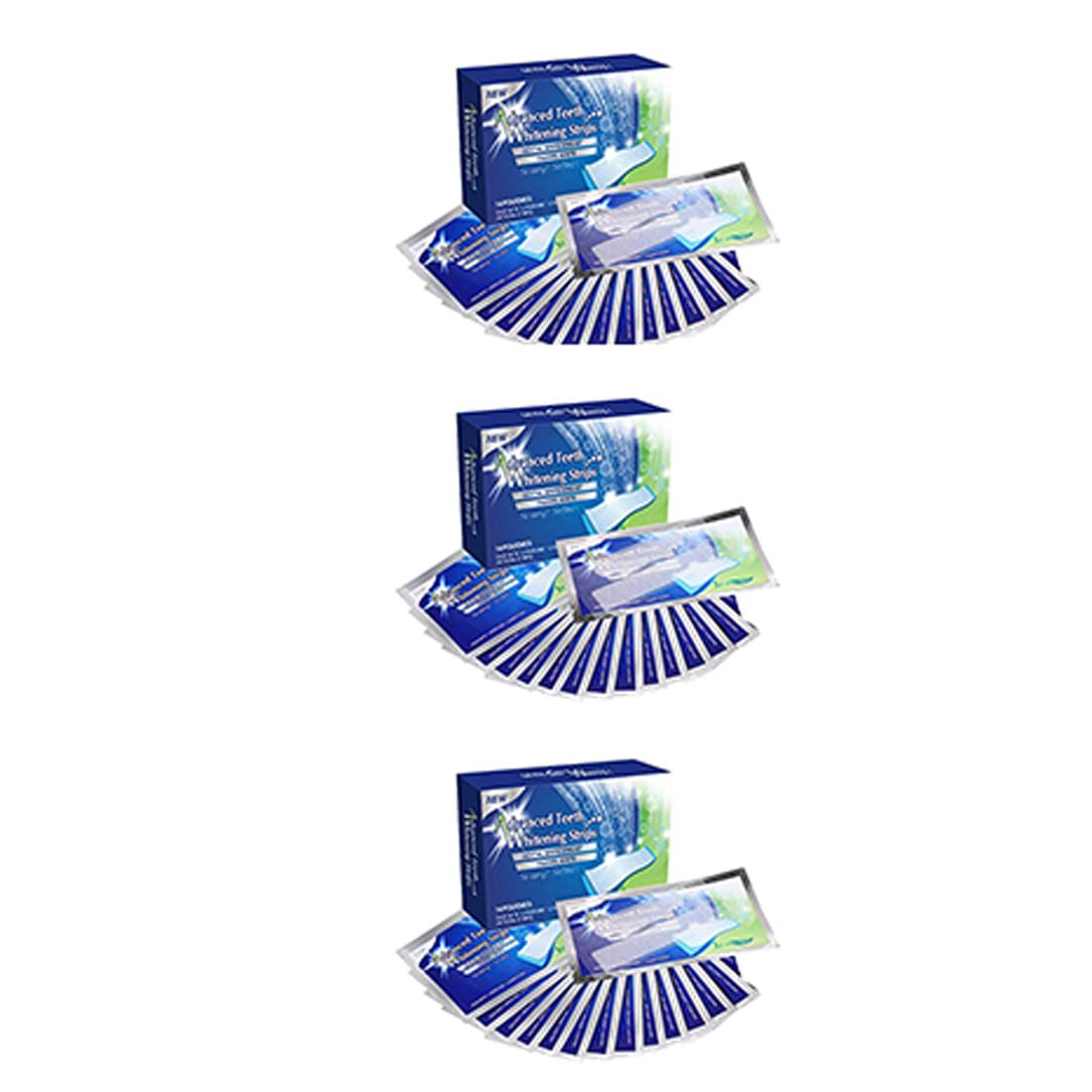 67Stores 14pcs Teeth Whitening Strips, Professional White Strips for Teeth Whitening - Pack of 3
