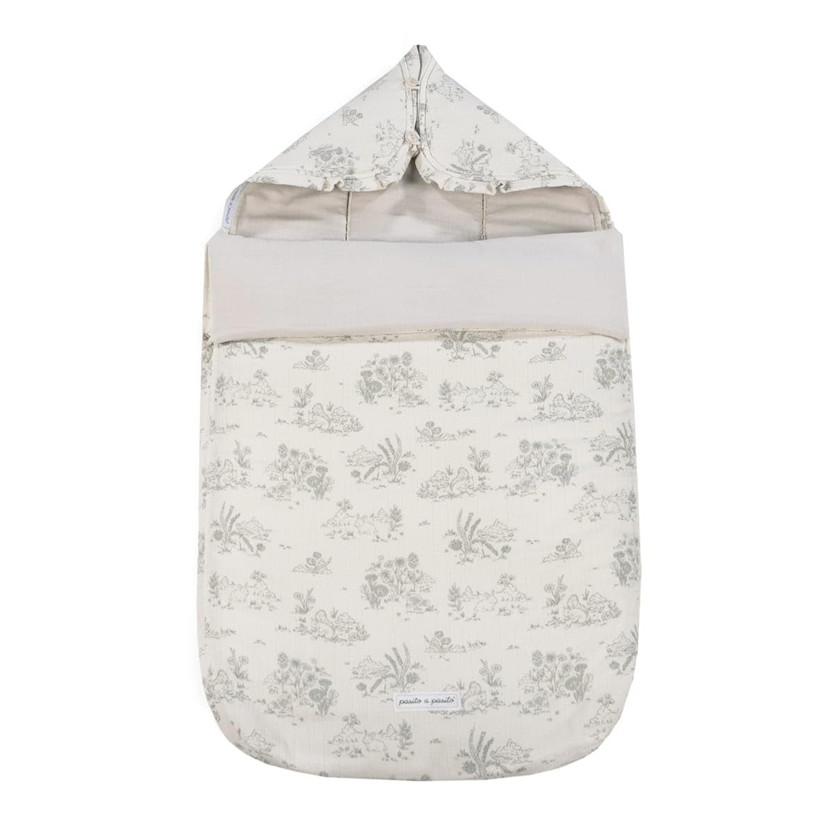 Saco Cuco 3 en 1 Entretiempo Toile de Jouy Cream