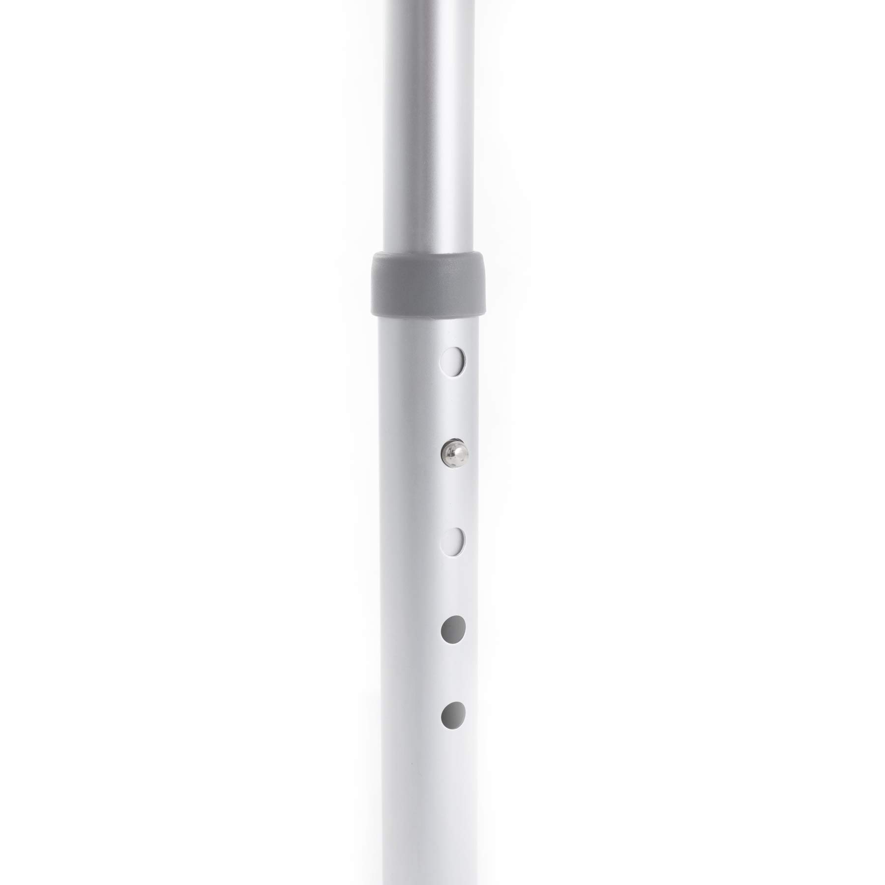 CO-Z Sgabello per Doccia Portatile Sedile da Bagno in Alluminio con Schienale e Braccioli Panca da Doccia Regolabile da 5 Altezza Sedia con Telaio Largo Piedini in Gomma Antiscivolo