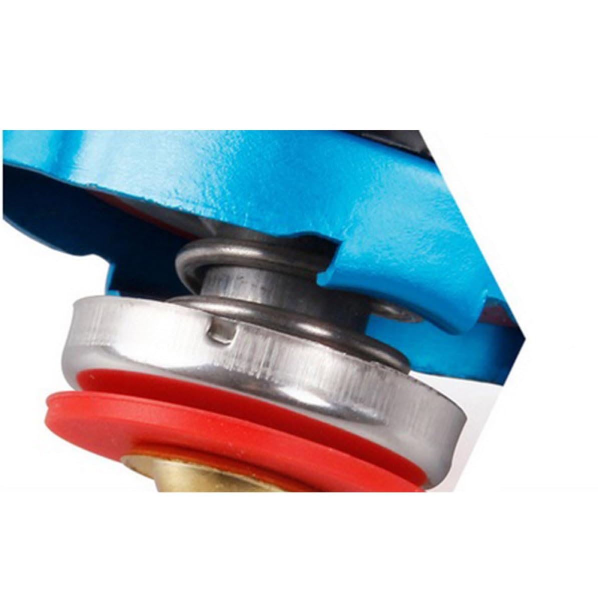 TIDTALEO Tapa de Radiador para Coche con Termómetro Dial de Aleación de Aluminio y Abs, Presión 1.3 Bar, Fácil para Controlar la Temperatura del Refrigerante