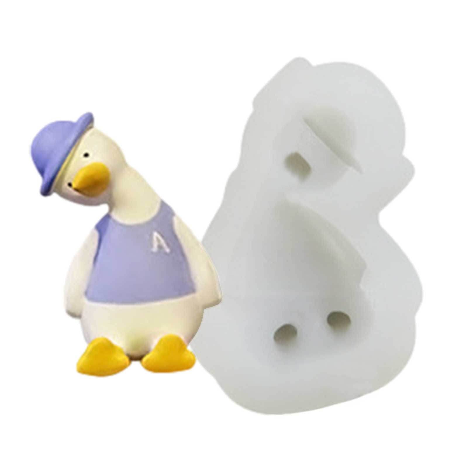 Stampo In Silicone Per Candele E Cioccolato, Forma Anatra 3D, Alimentare, Per Resina, Saponi, Gesso, Fai Da Te, Regalo Creativo
