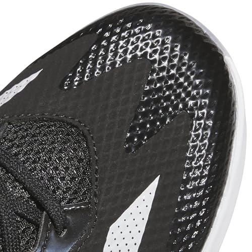 adidas Women's Adizero Instinct 2.0 Softball, Black/White/Silver Metallic, 7.5 by adidas - Image 7