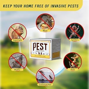 Pest Repellent Balls, Rodent Repellent,High-Strength Mouse Repellent Peppermint,Mice Repellent,Rat Repellent Repels Rodents,Spiders, Roaches,Ants,Moths & Other Pests 10 Balls/Bag