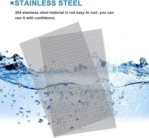 Grillage en acier inoxydable résistant à la chaleur et durable de 1 x 6 mètres