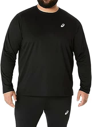 asics(アシックス) ランニングウェア Tシャツ 長袖 メンズ ランニングドライ長袖シャツ 2011D296-001 ﾌﾞﾗｯｸ L