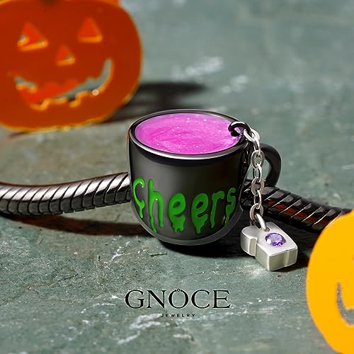 Image of GNOCE Halloween Charm Bracelet Fit Pandora Beads for Women Gift