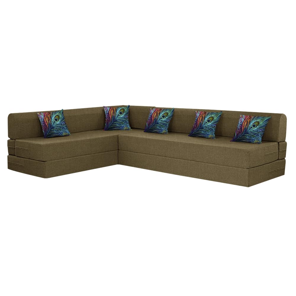 See full amazon price history chart for Dr. Smith L Shape Sofa Cum Bed for Home & Office | Three Seater + Three Seater | with 5 Printed Cushion Jute Fabric - Lightweight, Washable Cover - Color Golden Dr. Smith L Shape Sofa Cum Bed for Home & Office | Three Seater + Three Seater | with 5 Printed Cushion Jute Fabric - Lightweight, Washable Cover - Color Golden (B0DH4T2S6V) Amazon Price History, Amazon Price Tracker