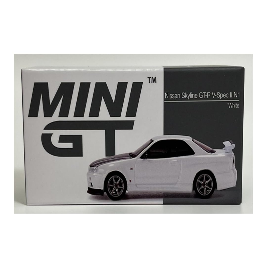 ミニカー NISSAN SKYLINE GT-R (R34) V-SPEC II MOTORHELIX 1/64 NISSAN SKYLINE GT-R R34 V Spec II BLACK PEARL