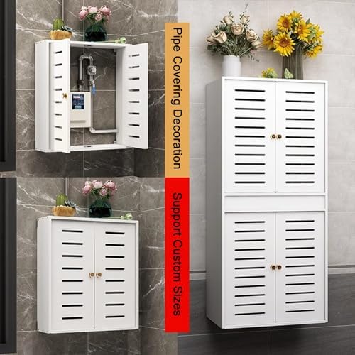 Wall-Mounted Boiler Valve Pipe Shield Cover - Stylish Gas Line Protection for Kitchen, Bathroom, Living Room - Durable Decor, Safety Solution, Home Improvement