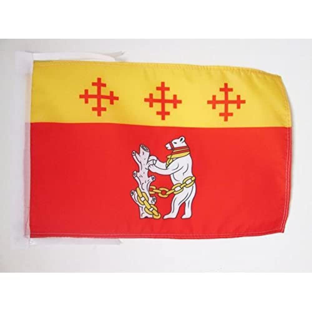 Iran Old Persia Flag 18'' x 12'' cords - Persian SMALL flags 30 x 45cm - Banner 18x12 in - AZ FLAG — view 733