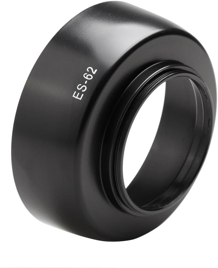 VFFoto Camera lens hood ES62 Lens Hood for Canon EF 50mm f/1.8 I/II DSLR Camera