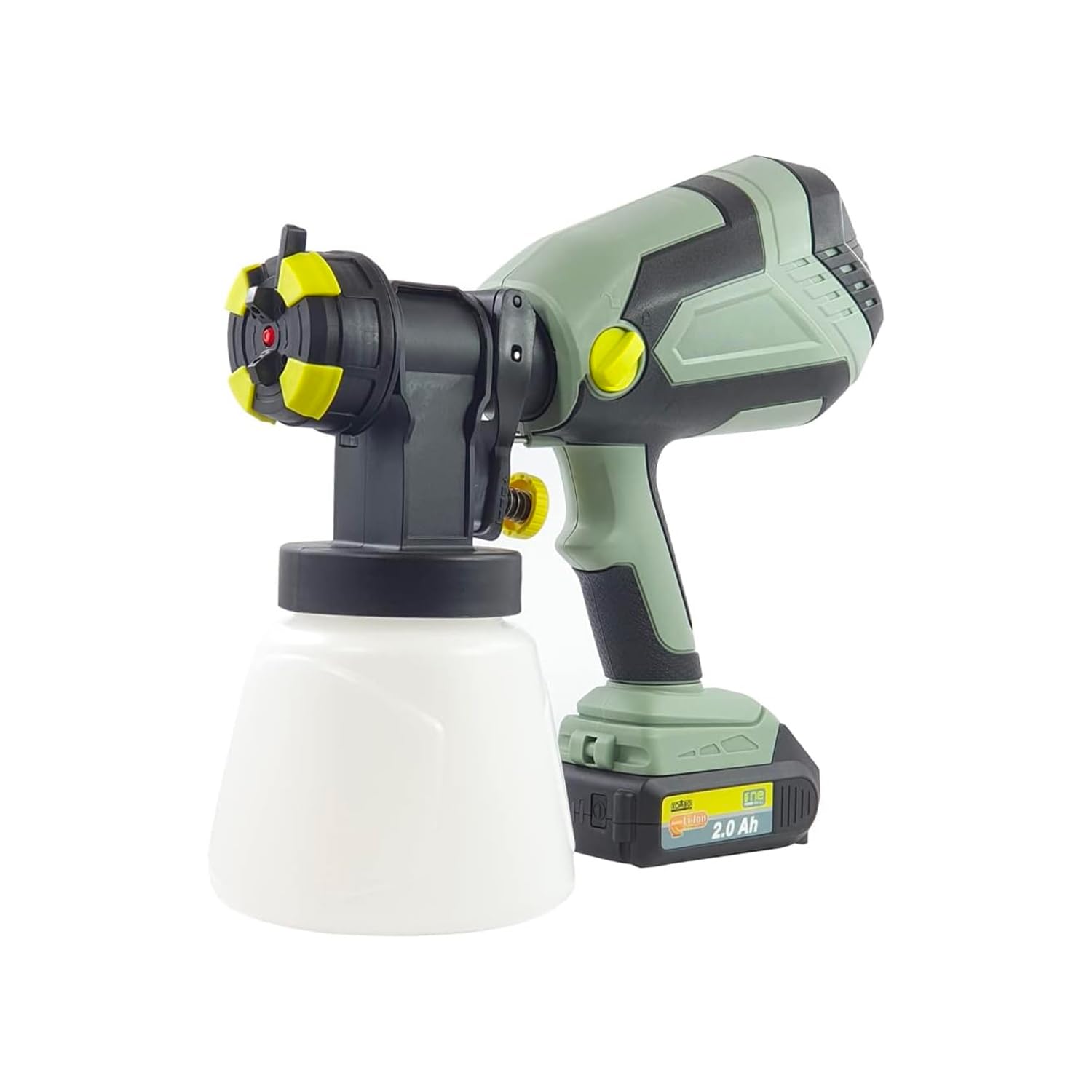 Avilia Nebulizzatore Vernice a Batteria 20V, HVLP con Regolatore di Flusso - Tecnologia Bassa Pressione, 3 Ugelli, Ideale per Fai Da Te, Legno e Metallo