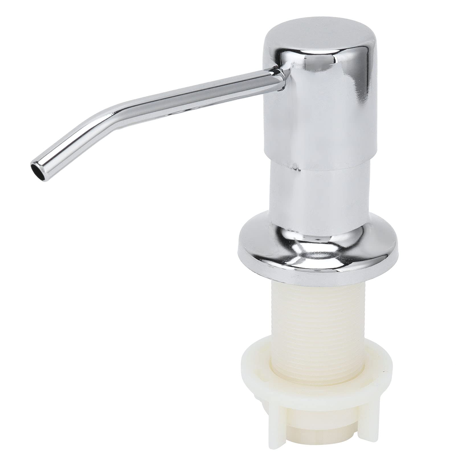 Dispensador de Jabón de Fregadero y Kit de Tubo de Extensión, Kit de Bomba de Jabón de Fregadero de Acero Inoxidable 304 Dispensador de Jabón de Cabeza de Tubo de Silicona para el Baño de la Cocina