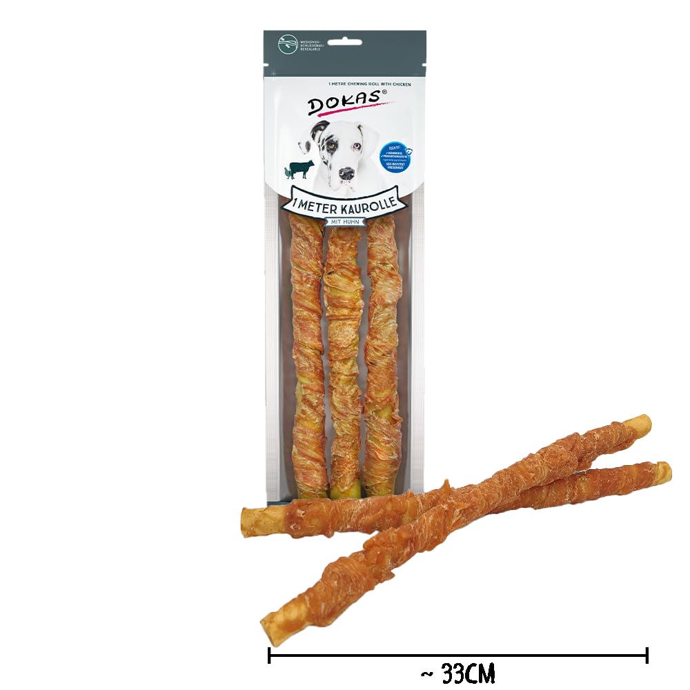 DOKAS Kaustange – Getreidefreier Premium Kausnack für Hunde