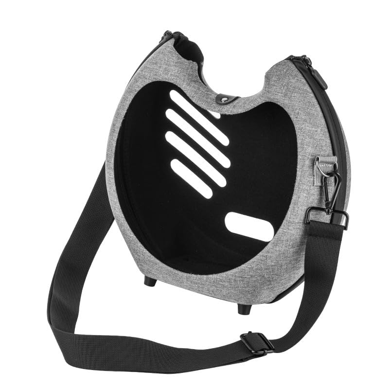 Custodia protettiva per altoparlante Harman Kardon OS6, guscio rigido in EVA con tracolla, copertura audio impermeabile con imbottitura interna, Grigio, Unisex