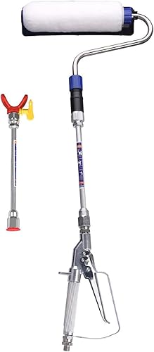 DUSICHIN Rodillo de pulverización de pintura sin aire de alimentación interna Kit de accesorios de pistola de pulverización de alta presión Rodillo