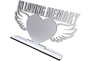 In Loving Memory Heart Slate Sublimation Frame