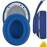 Geekria QuickFit Protein Leather Ear Pads Replacement for B Studio 2.0 (2nd Gen Bluetooth), Studio2 Headphones Earpads / Ear Cushion / Ear Cups, Headset Ear Cover Repair Parts (Blue)