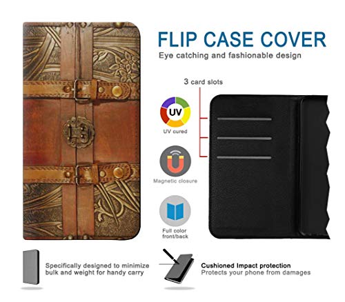 Housse cuir Google Pixel 4a étui clapet protection antichoc rabat - 4