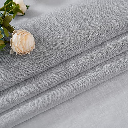 EMEMA 2 Pannelli Tende Trasparenti in Voile con