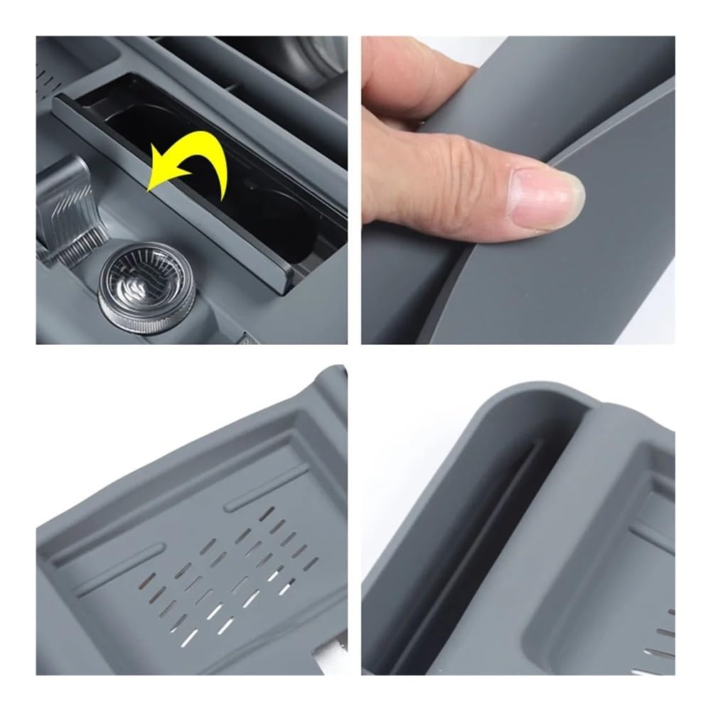 Auto Armaturenbrett Abdeckung Für BAIC BJ30 2024 2025 Getriebe Shift Silikon Pad Innen Modifikation Liefert Auto Farbe Zentrale Steuerung Lagerung Box