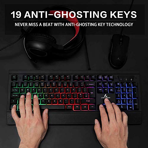 Tastiera Gaming spagnola, con cavo USB (1.8m), 19 tasti anti-ghosting, retroilluminazione a LED - Tastiera gaming - Immagine 3