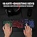 immagine 1LYCANDER Gaming Keyboard Italy, Wired Keyboard - 19 anti-ghosting keys, 1.8m cable, rainbow backlight - LKB8154IT