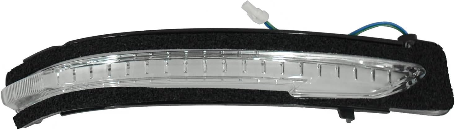 1 Pcs Right Side Rearview Mirror Turn Signal Light Clear Lens Car Outside Door Mirror Turn Signal Light Lamps Replace 26160-4CL0B Fit For Nissan Murano 2015-2018