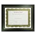 NuDell 8.5 x 11 Inches  Leather Grain Certificate Frame Two Pack, Black