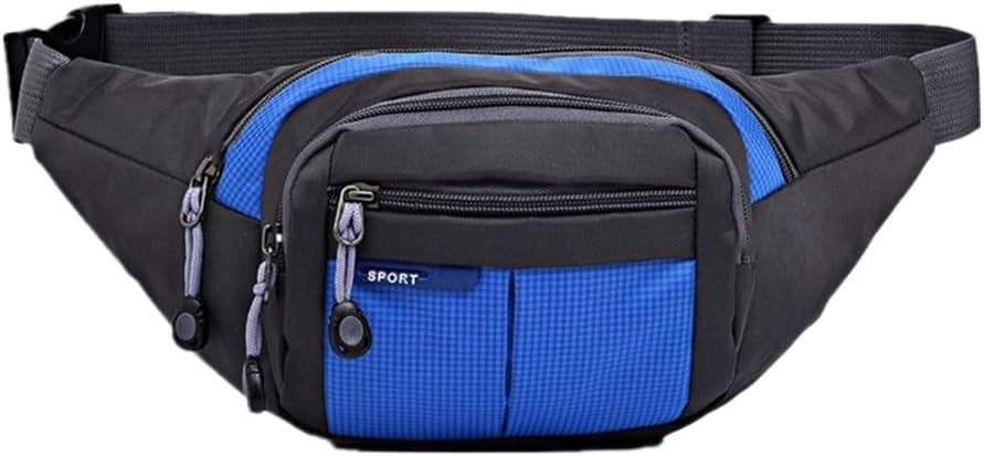 Multi Functional Waist Bag for Leisure and Sports Men's Crossbody Bag Chest Bag Outdoor Running Waist Bag