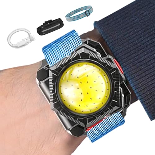 Linterna de cabeza brillante para ciclismo nocturno, rutas de camping y trabajo