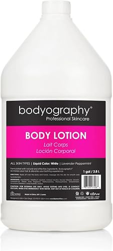 World Amenities Bodyography Body Lotion - 1 Gallon (3.79 L) | Mineral‑Based Hydr