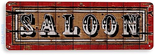 Tinworld Tin Sign Saloon Rustic Beer Bar Pub Lounge Metal Sign Decor Cottage Cave B644