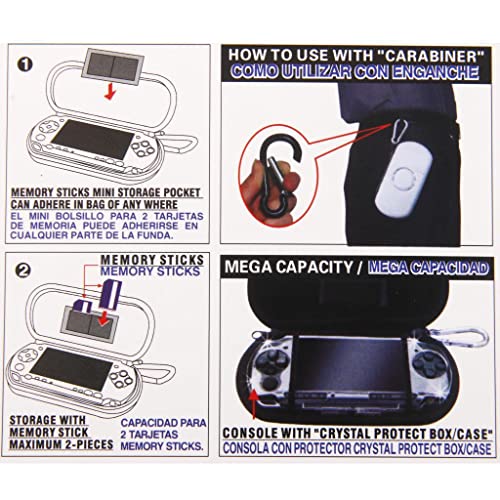 Image of CLUB BOLLYWOODCarry Case Cover Game Pouch for PSP 1000 2000 3000 Slim -Black| Video Game Accessories | s, Skins & Travel Cases|1 x