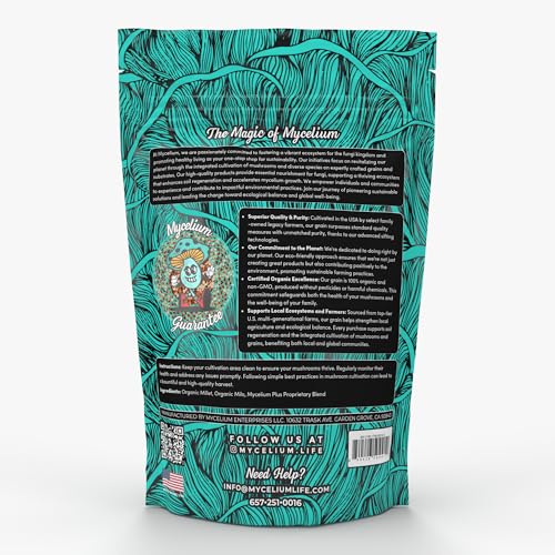 Mycelium Plus Mix de Granos para Cultivo de Hongos 5lbs miniatura 2