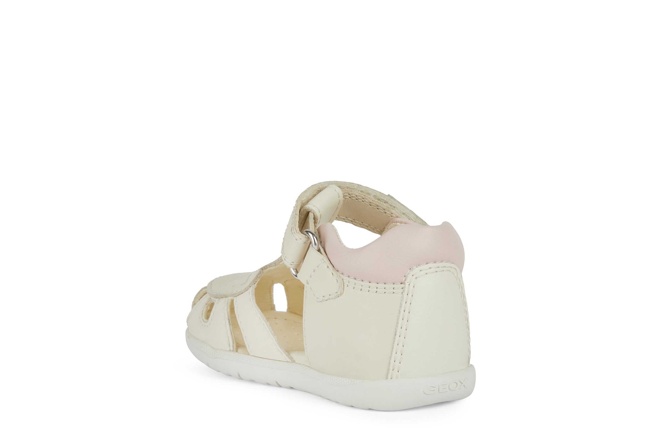 Geox Boy's Girl's B Sandal Macchia Gir, Lt Ivory Lt Rose, 8.5 UK Child