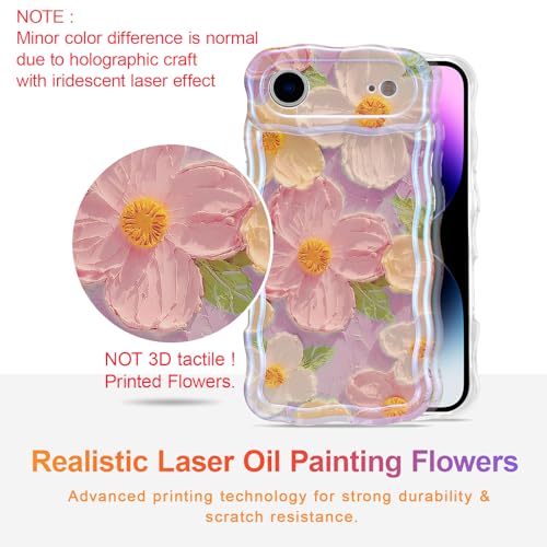 Coque iPhone Air rose TPU souple robuste transparente fleurie