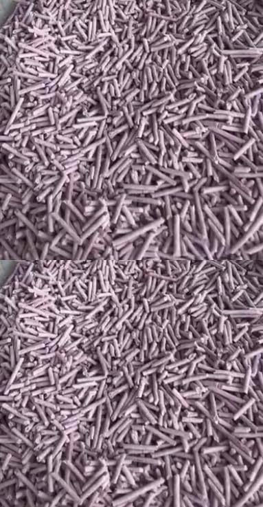 FOURPAW Tofu Cat Litter Lavender Scent 5.5 Lbs X 2 Bags, Can Flush Down Toilets or drains, Low Tracking Cat Litter 2mm Pellets.