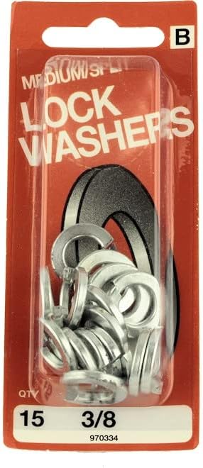 3/8" Medium/Split Lock Washers - 15 Pack
