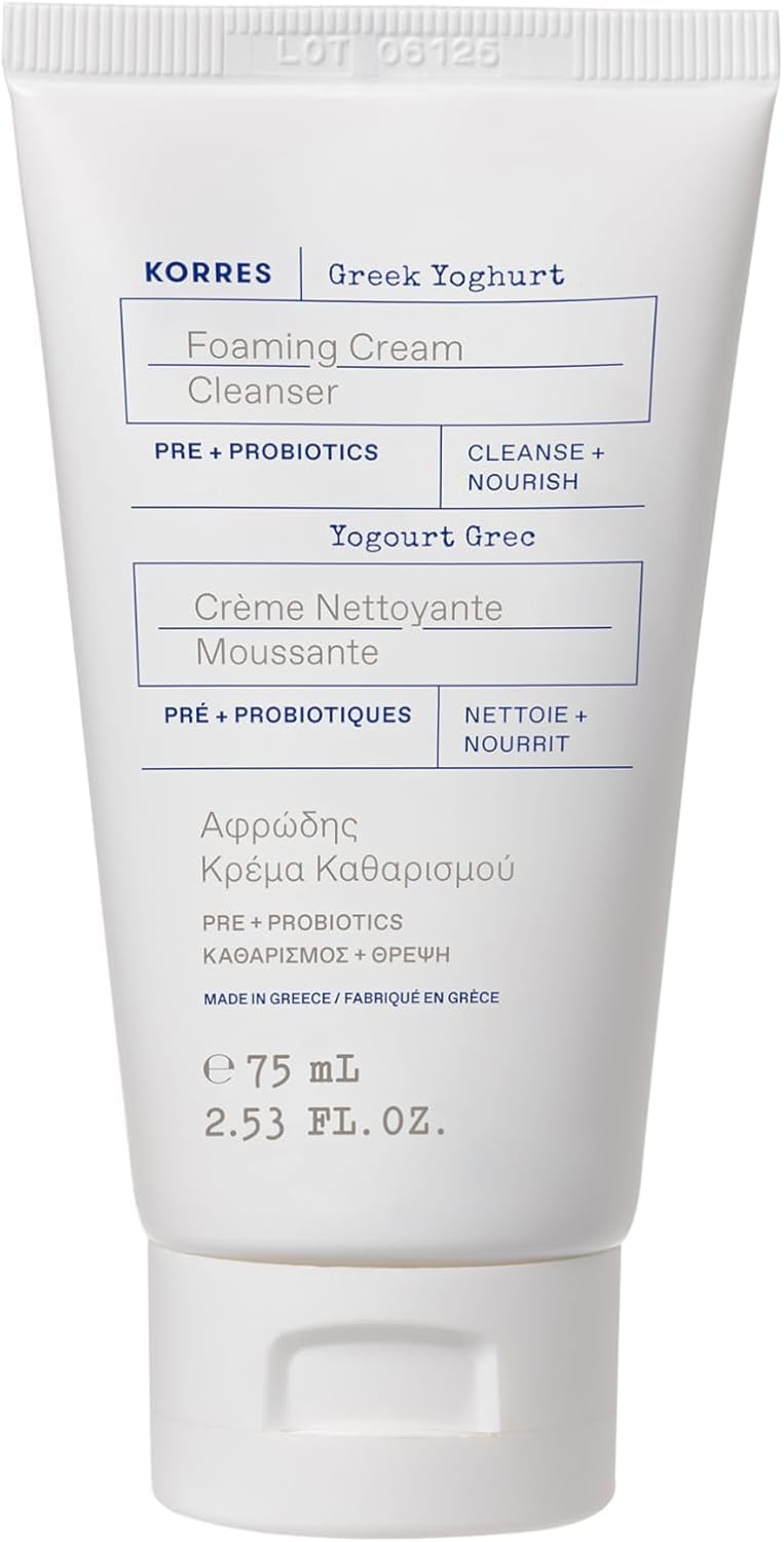 KORRES Greek Yoghurt Foaming Cream Cleanser 75ml