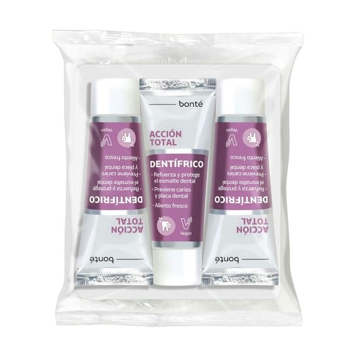 Dentífrico Acción Total Bonté Pack Viaje 3x25Ml
